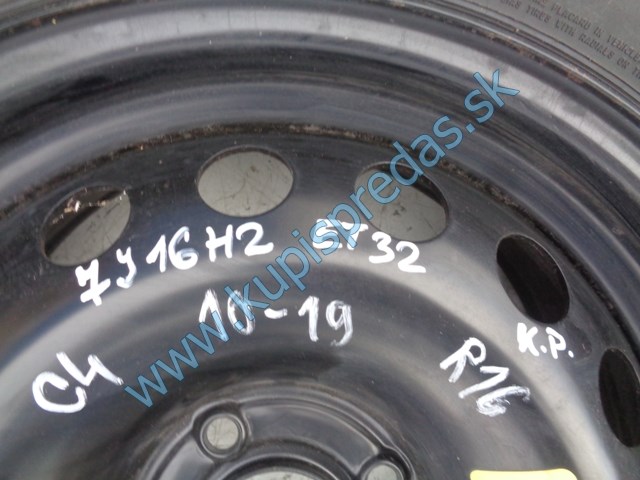 rezerva na citroen c4 B7, 7J16H2, ET32, 205/55 R16